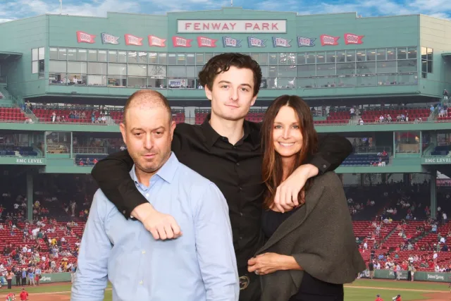 Fenway Park photo booth backdrop