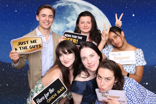 Night Sky photo booth backdrop