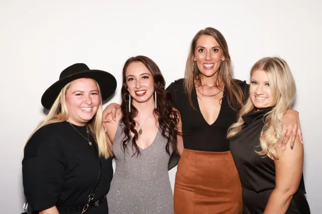 Studio White photo booth backdrop